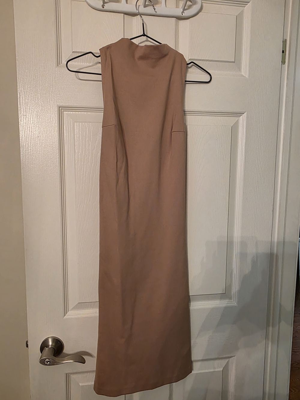 Babaton Sleeveless Maxi Dress in Taupe